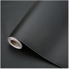 Self-Adhesive Black Textured Contact Paper for Cabinets