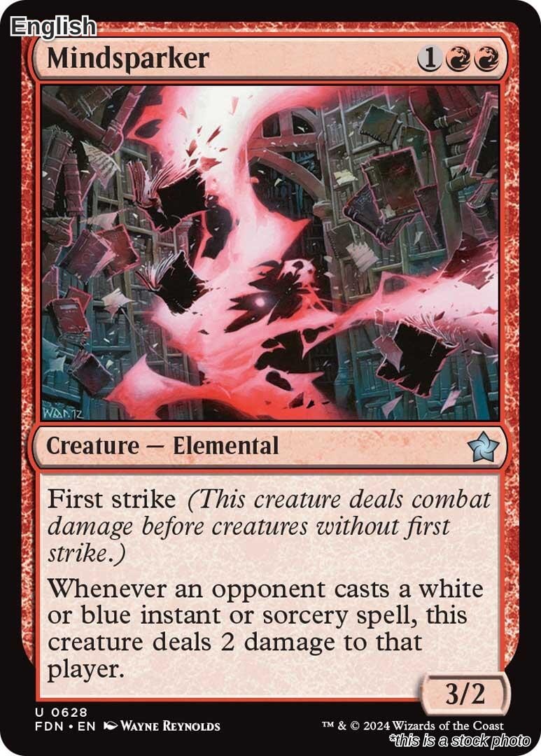 Magic Mindsparker 628 Uncommon Foundations NM