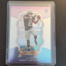 Panini 2025 Select Ashton Jeanty Raiders #4 Rookie Select Certified Insert