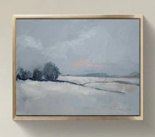 Original Impressionist Painting on 11 in x14 in Canvas - Signed by the Artist