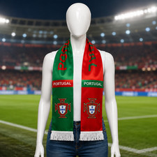 Portugal National Team Soccer Fan Scarf - Gre...