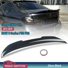 Psm Style Rear Trunk Spoiler Wing For Bmw F30 F80 M3 Highkick Gloss Black Lip