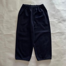 Comme des Gar ons 80s Wool Wide Cropped Pants Navy Used