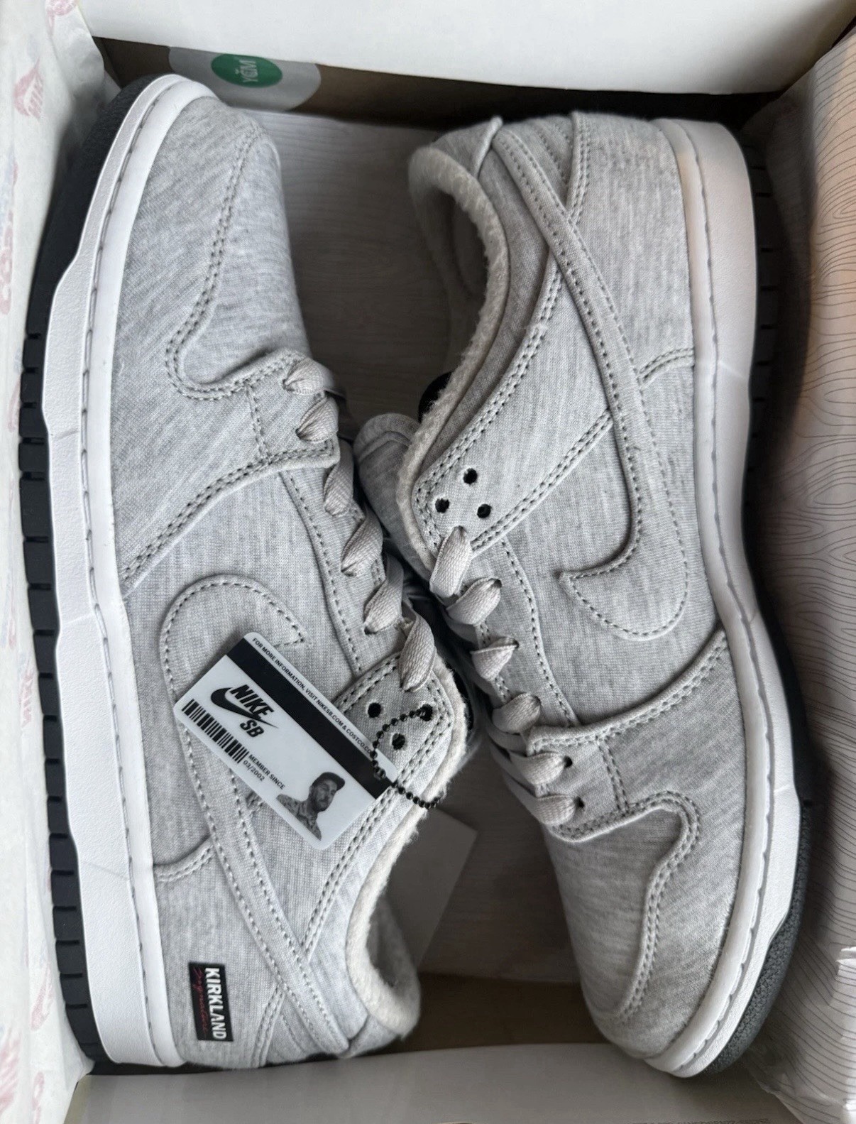 Nike Kirkland Signature Dunk Pro SB Low Grey Fog Black IF0673 001 Sneaker Men