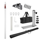 Yescom 30Ft Starlink Mini Telescopic Flagpole Mount Kit Adapter Tire Mount — photo 9