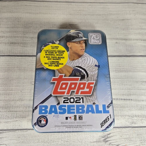 Aaron Judge Tin 2021 Topps Series 1 MLB Baseball Collectible Tin NEW!
