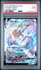 2021 POKEMON SWORD & SHIELD FUSION STRIKE #114 FULL ART/MEW VMAX PSA 9