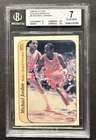 1986-87 Fleer Sticker #8 Michael Jordan RC BGS 7 NM Near Mint 3 Subs 8.5+ 🐐 🔥