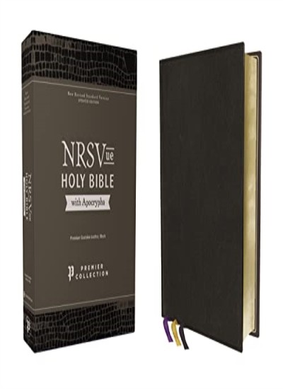 NRSVue, Holy Bible with Apocrypha, Premium Goatskin Leather, ... - - Image 2
