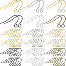 600Pcs French Earring Hooks for Jewelry Making,Hypoallergenic Ear Wires Earring