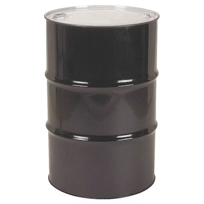 #ad Closed Head Transport Drum Steel 55 Gal Unlined Black Drtu55 1209 $154.99