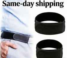 Black BeltBro Pro Pairs For Men Next Gen BeltPro Buckle-Free Elastic Belt 2pcs