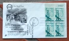 VERRAZANO-NARROWS SUSPENSION BRIDGE NEW YORK 1964 ARTcraft FDC PLATE#BLOCK