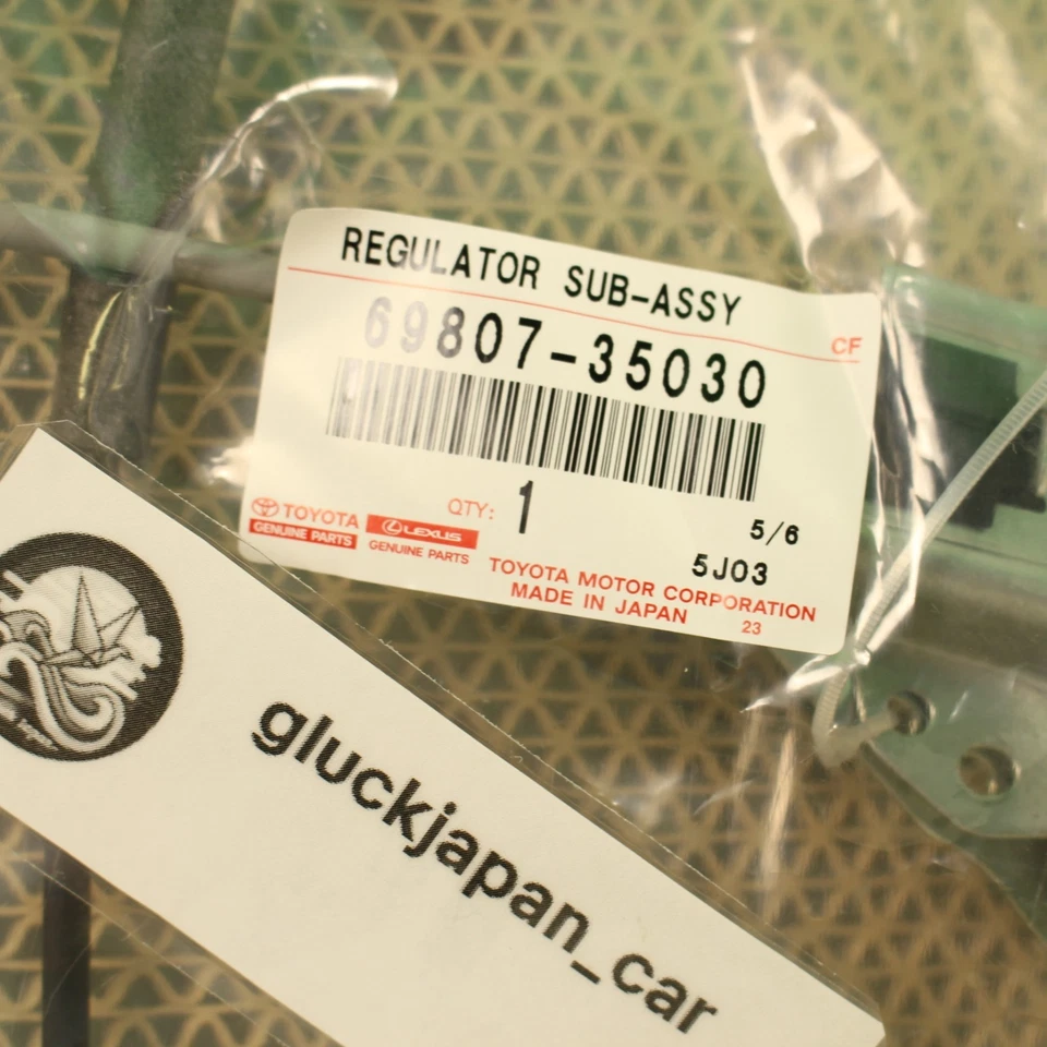 Regulador de ventana eléctrica puerta trasera original Toyota 4runner grn28# 10-22 69807-35030 Foto 4 de 4