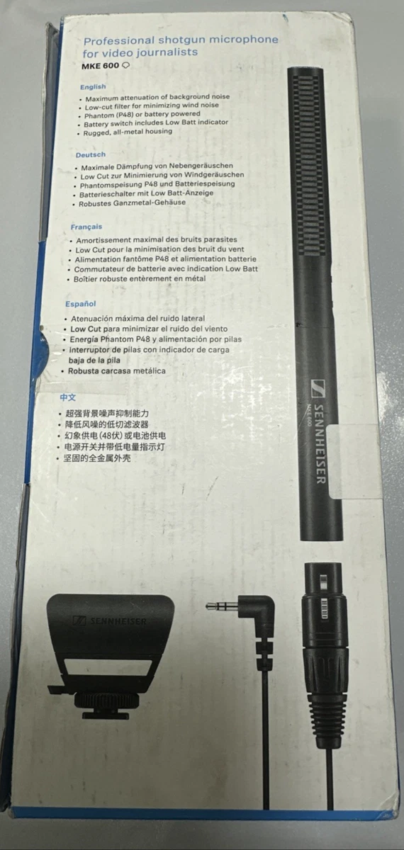 Sennheiser MKE 600 Pro Audio Microphones for sale | eBay