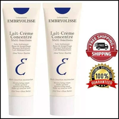 2PC Embryolisse Lait-Crème Concentré Multifunction Moisturizer Cream 75ml 2.54oz