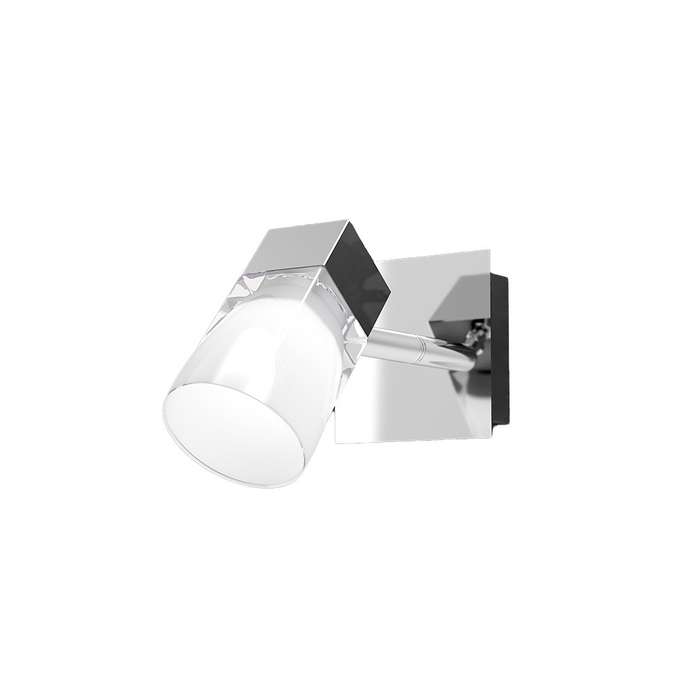 Illuminazione Parete Sunny Vetro Satinato | Atmosfera Contemporanea