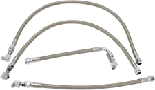 DRAG SPECIALTIES Oil Line Kit - Stainless Steel - Fits FXR 606003