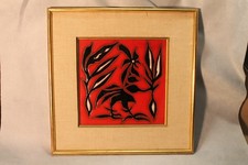 Magnifique Céramique Jean Lurçat Sant Vicens Carreau 20 cm