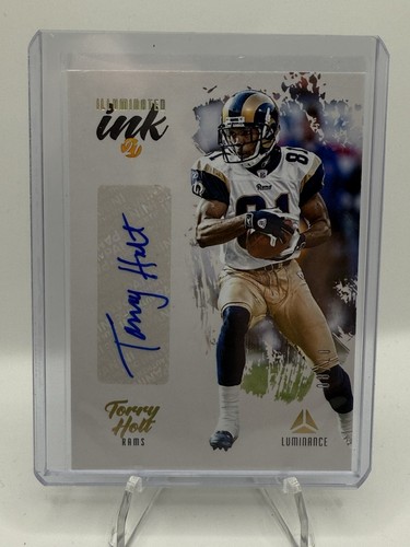 Torry Holt 2021 Panini Luminance Illuminated Ink Autograph Gold /10 #II-TH Rams - Picture 1 of 2