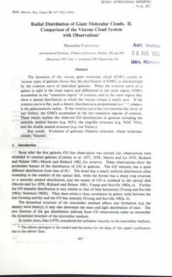 Radial Distribution of Giant Molecular Clouds. II. Comparison of the Viscous Clo