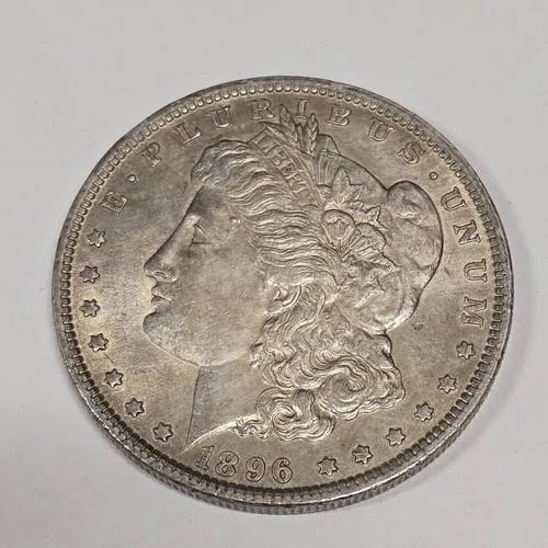 1896 Morgan Silver Dollar 90% Silver Ungraded Raw Coin TCX99