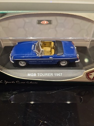 EG EDISON GIOCATTOLI '1967 MG MGB TOURER'. BLUE. 1:43. MIB/BOXED Lovely Gift - Picture 6 of 7