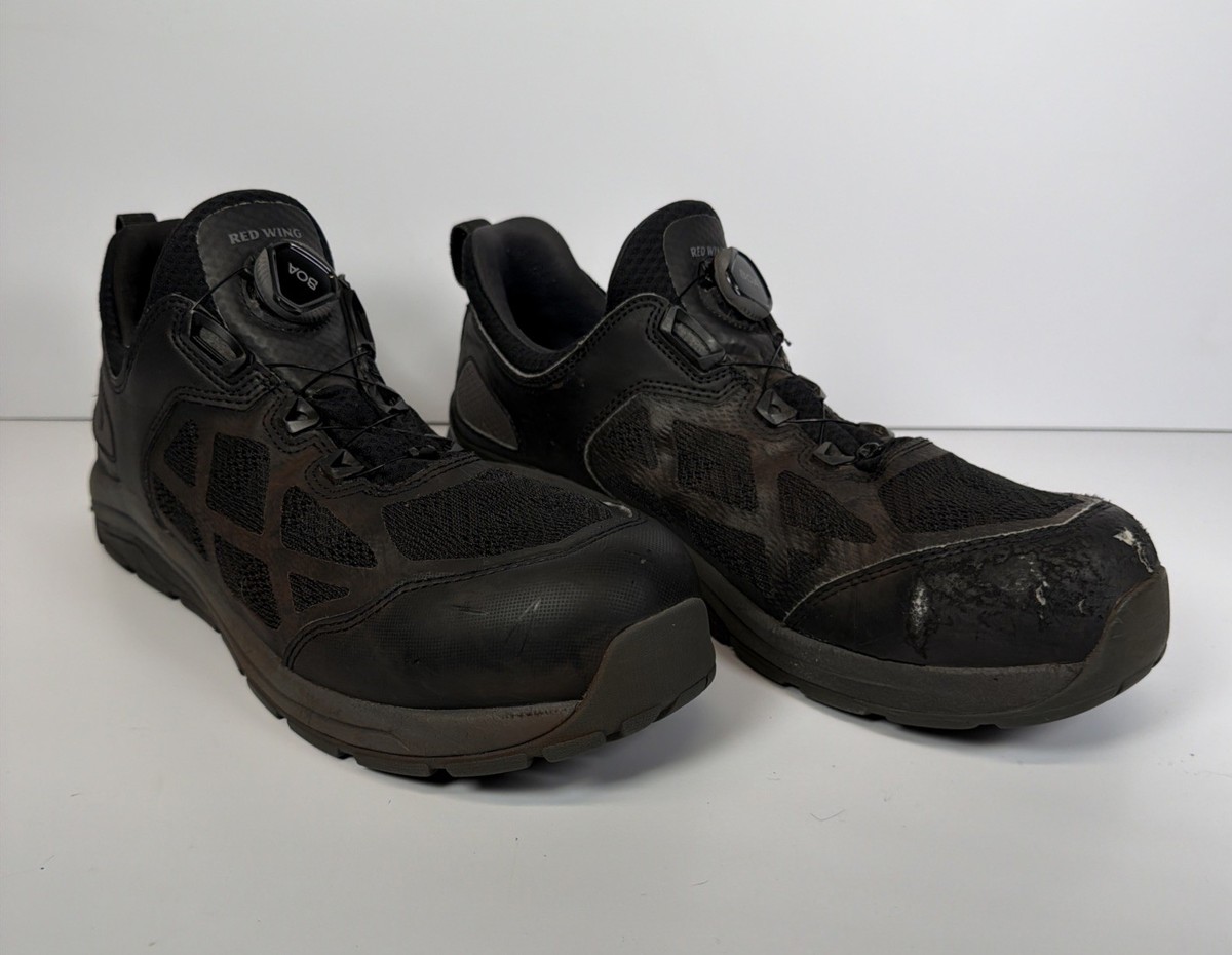 Mens‎ Red Wing CoolTech Athletics Black Work Safety Toe Hiking Boots Size 8.5 D Red Wing 2234 (Men main image 4
