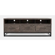 East Hampton Distressed Solid Wood Media Unit