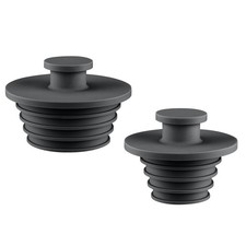 2 Pack Shower Drain Plug Silicone Sink Stopper Bathtub Seal Universal Bath Plug