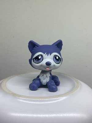 Hasbro Littlest Pet Shop Husky Dog #1217 RARE LPS Collectors UK