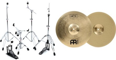 Ludwig L4HPACK + Meinl Cymbals HCS13H Value Bundle