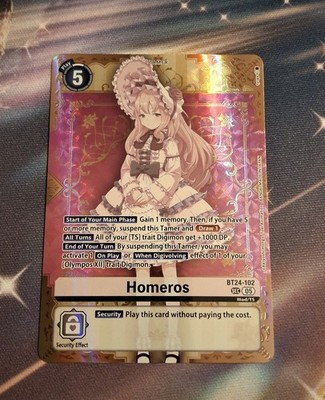 Time Stranger: Homeros BT24-102 (Secret Rare) NM | eBay