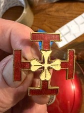 SCOUTS BADGE: Official Cross of the Scouts of France in 1935 Lot No. 2