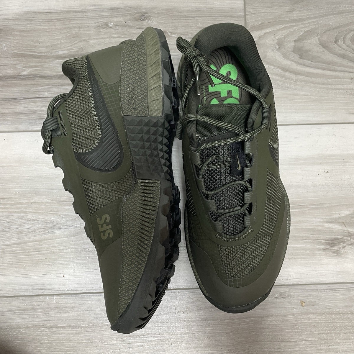 Nike react SFB carbon men's low elite outdoor 'cargo khaki' | eBay