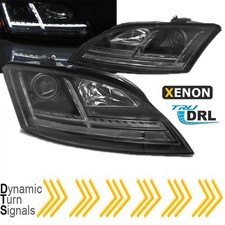 Xenon Led Scheinwerfer dynamische Blinker für Audi TT 8J schwarz 06-10