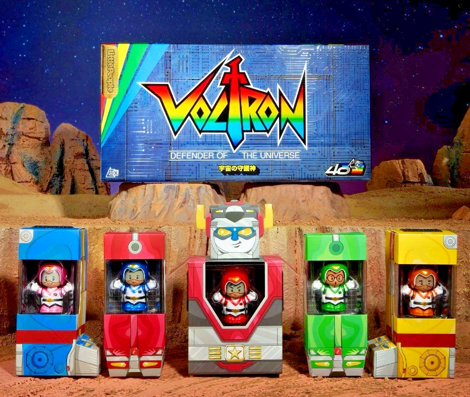 Fisher-Price Little People Voltron 40th Anniversary Gold Label Set NIB