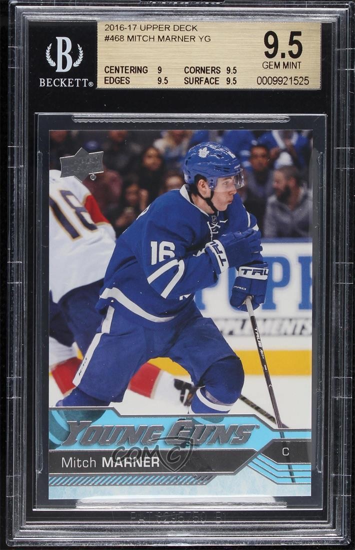 2016-17 Upper Deck Young Guns Mitch Marner #468 BGS 9.5 GEM MINT Rookie RC t4m
