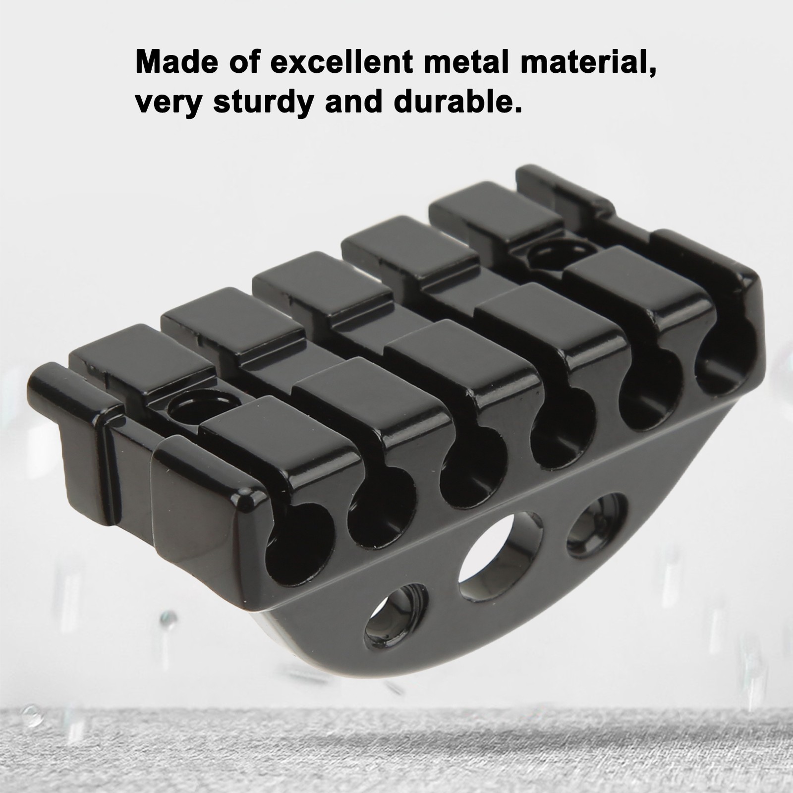 Headless Guitar Bridge 6 String Metal Instrument Accessory Part For Electric HEN