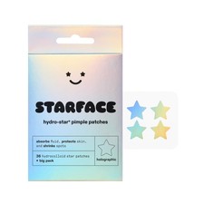 Starface Hydro-Star Holographic Hydrocolloid Star Pimple Patches 36 Count Refill
