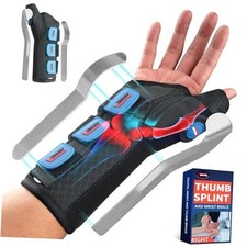 Carpal Tunnel Wrist Brace Night Large/X-Large Pack of 1 Right Hand-Black Blue