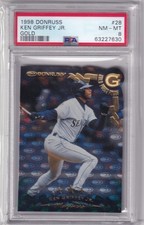 Ken Griffey Jr 1998 Donruss GOLD PRESS PROOF Die-Cut Parallel PR:500 PSA 8 #28