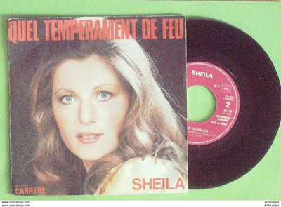 Sheila 45T SP Was für ein Feuertemperament 1975