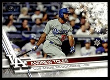 2017 Topps Holiday #HMW160 Andrew Toles Los Angeles Dodgers Baseball