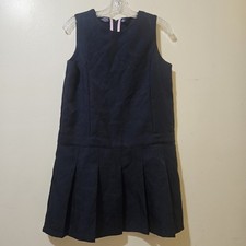 IZOD Girls Size 16 Regular Navy Blue Pleated ...