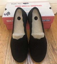 NIB Skechers Seager-STAT 49481/BBK Black Size 9