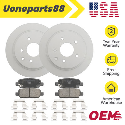 11.46'' Rear Brake Rotors & Ceramic Pads for Nissan Altima Maxima Sentra Juke