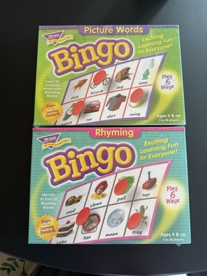 2x Lernspiel  Bingo  von TREND   NEU & originalverpackt   selten in Europ