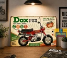 Honda Dax ST50 ST70 Metal Tin Sign Vintage Mini Bike Retro Garage Decor 8x12inch