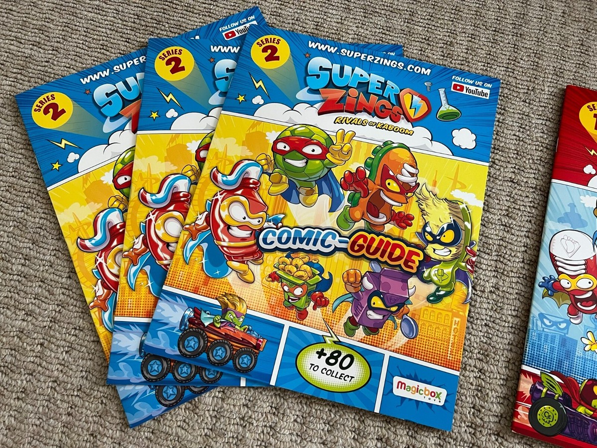 Super Zings Rivals of Kaboom: Secret Spies Comic Guide & Glasses